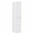 Armoire, coloris blanc, 30 x 41 x 174,5 cm, pour la chambre