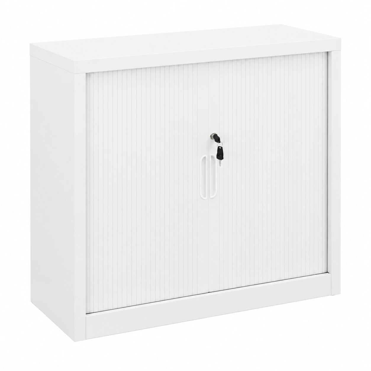 Armoire, avec rangement, avec portes coulissantes, avec portes, en acier, 90 x 40 x 90 cm, coloris blanc, pour la chambre