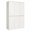 Armoire, 111 x 191 x 34 cm, coloris blanc, pour la chambre
