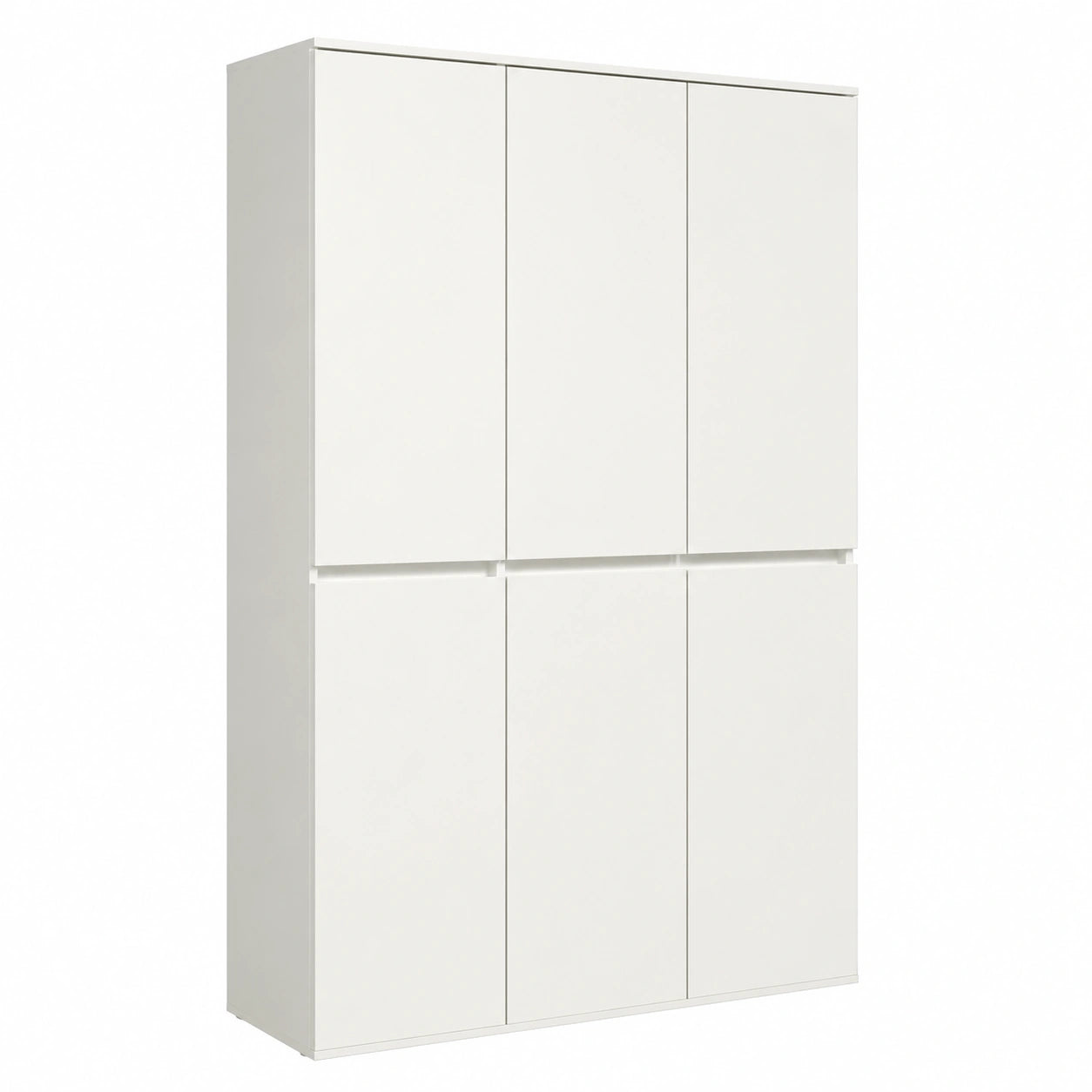 Armoire, 111 x 191 x 34 cm, coloris blanc, pour la chambre