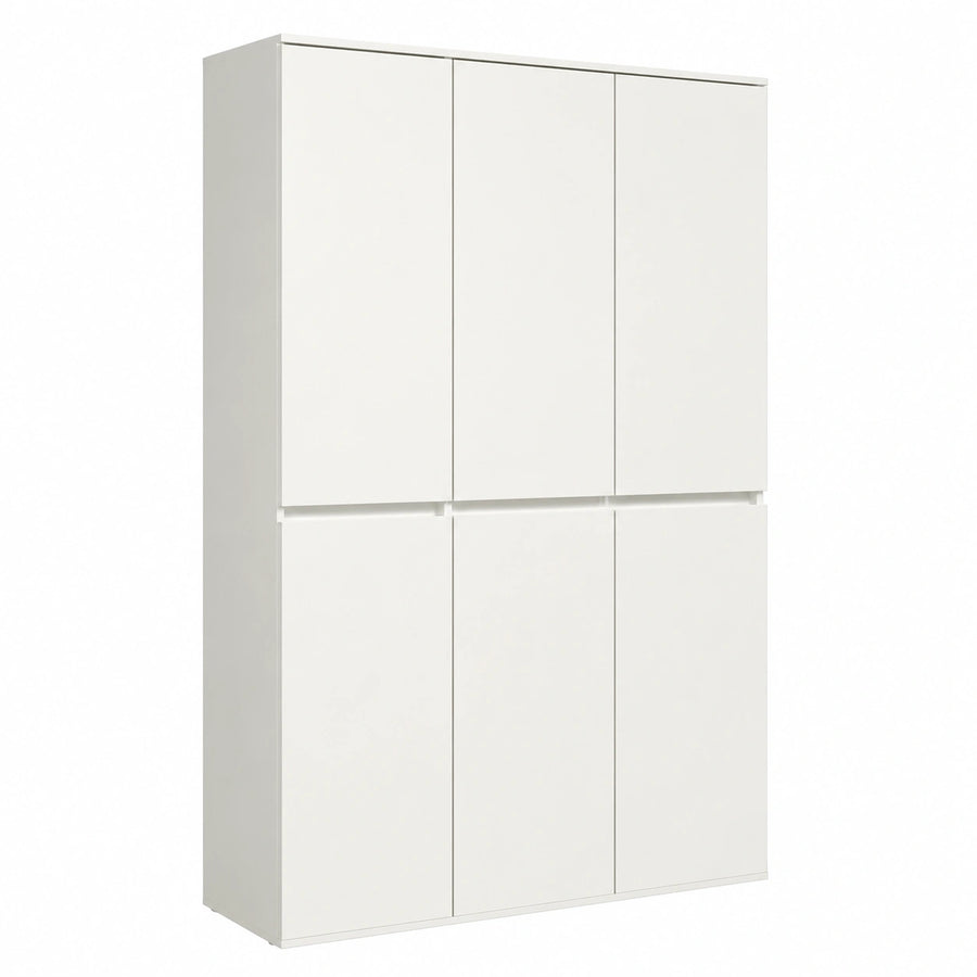 Armoire, 111 x 191 x 34 cm, coloris blanc, pour la chambre