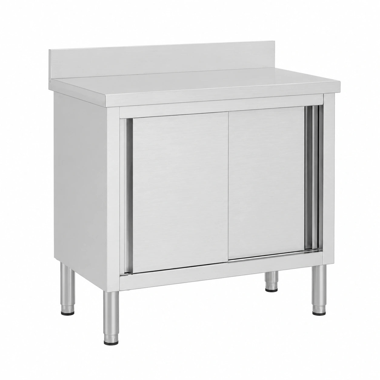 Armoire, avec rangement, avec portes coulissantes, avec portes, en acier inoxydable, pour la chambre