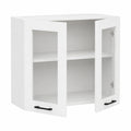 Armoire, avec rangement, coloris blanc, 80 x 30,5 x 72 cm, pour la chambre