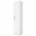 Armoire, pliable, avec portes, coloris blanc, 35 x 170 cm, pour la chambre