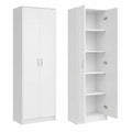 Armoire, avec rangement, avec portes, 74 x 35 x 180 cm, pour la chambre