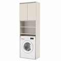 Armoire, avec rangement, avec portes, coloris blanc, 65,2 x 190 x 25 cm, pour la chambre