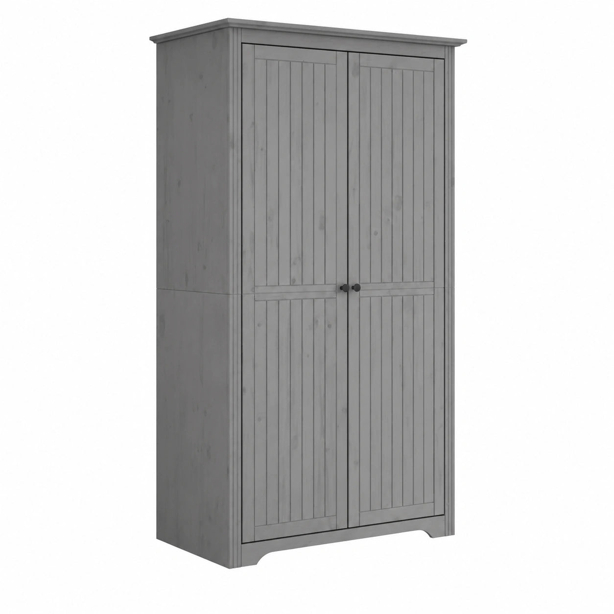 Armoire, en métal, avec rangement, avec portes coulissantes, avec portes, coloris gris, 99 x 53,5 x 173 cm, pour la chambre