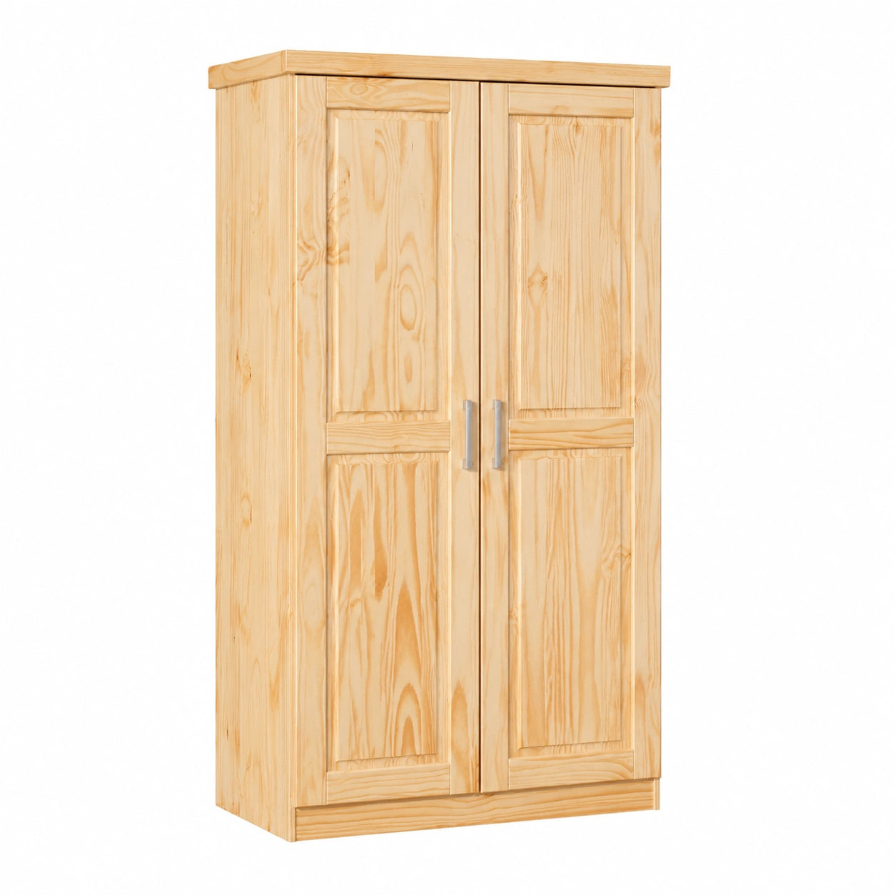 Armoire, en métal, avec étagères, avec portes, 95 x 55 x 190 cm, pour la chambre