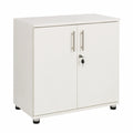 Armoire, avec rangement, avec portes, coloris blanc, pour la chambre