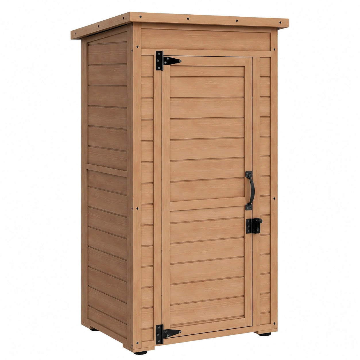 Armoire, réglable, avec étagères, coloris marron, 75 x 56 x 117 cm, pour la chambre