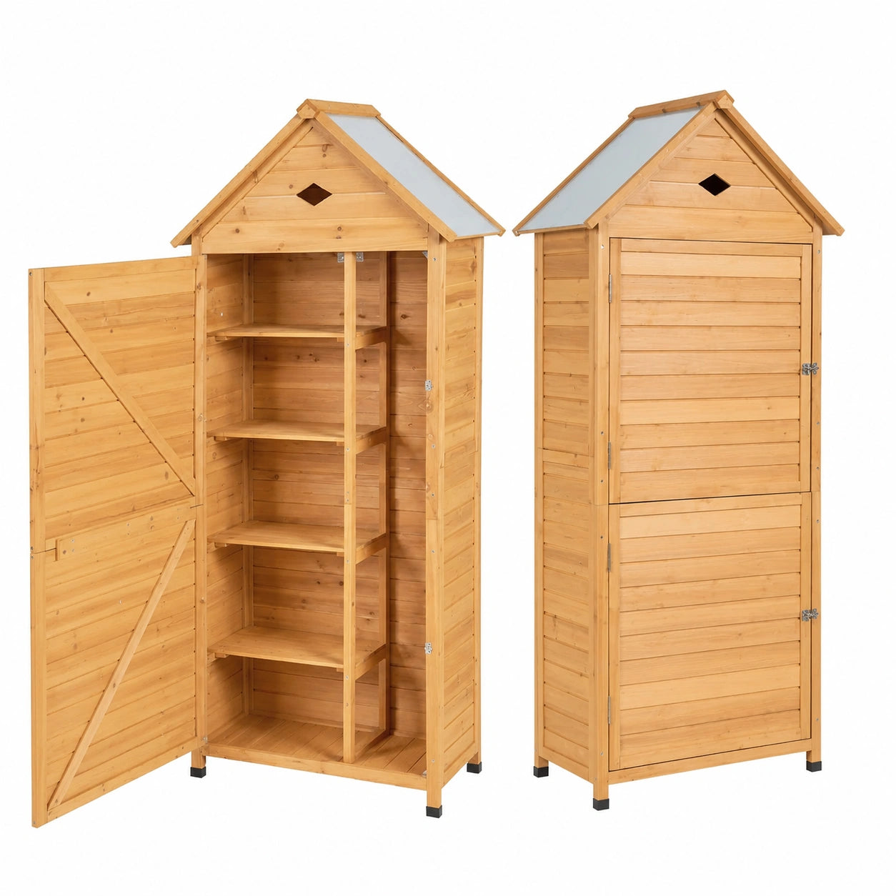 Armoire, coloris naturel, 80 x 45 x 177 cm, pour la chambre