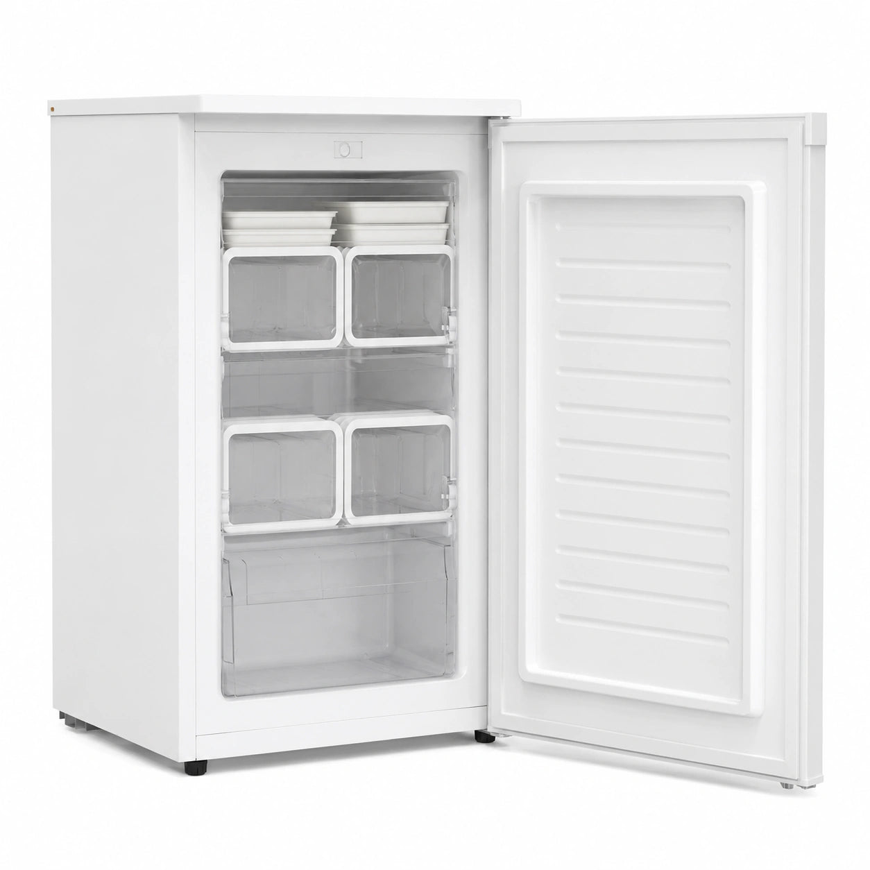Armoire, avec rangement, avec portes, coloris blanc, 84,7 x 55,6 cm, pour la chambre